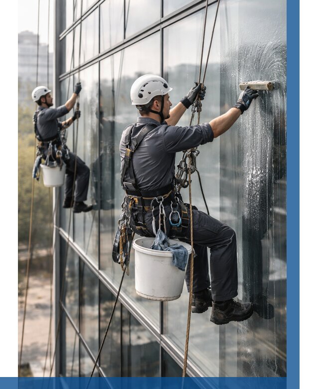 Мойка сплошного остекления в Ишиме, заказать от 312 р.| ВЫСОТНИК-Шм