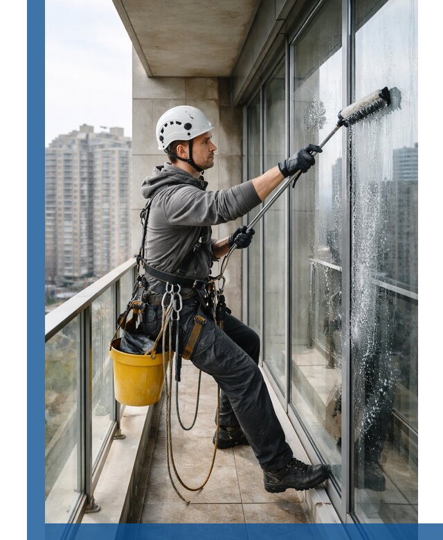 Профессиональная мойка балконного остекления в Ишиме