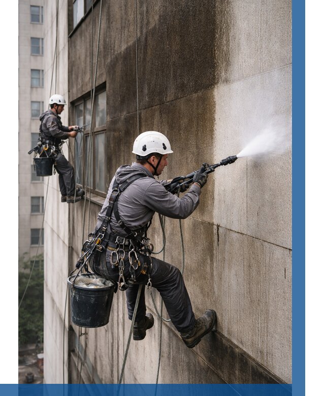 Очистка фасада от копоти в Ишиме от 260 р. | ВЫСОТНИК-Шм