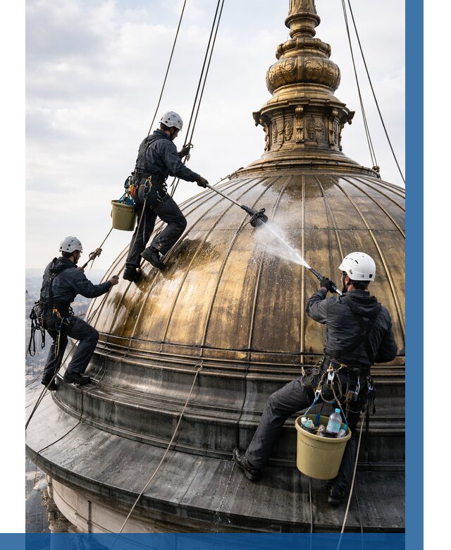 Мойка куполов и шпилей в Ишиме от 8314 р. - заказать | ВЫСОТНИК-Шм