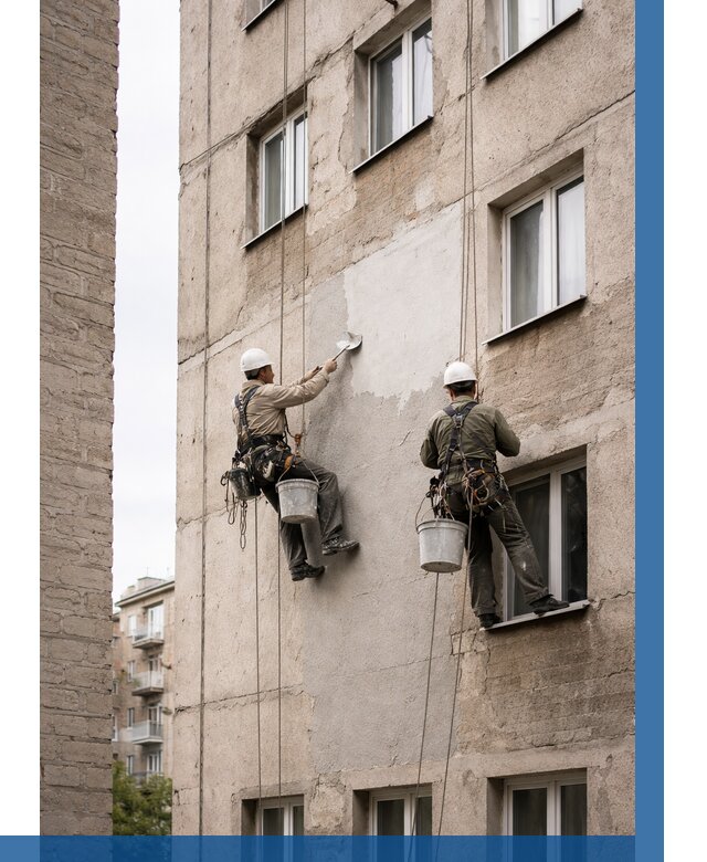 Косметический ремонт фасада в Ишиме от 1143 р. | ВЫСОТНИК-Шм