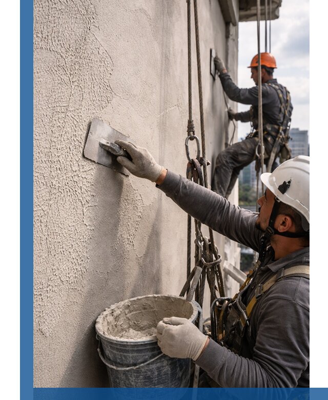 Декоративная штукатурка фасада с утеплением и защитой в Ишиме