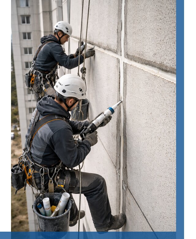 Герметизация межпанельных швов в Ишиме от 728 р. | ВЫСОТНИК-Шм