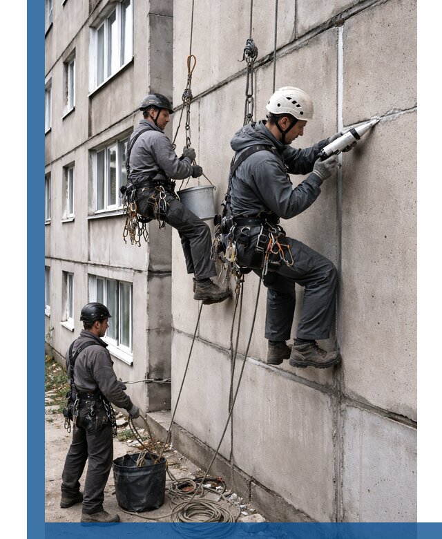 Герметизация межпанельных швов в Ишиме с гарантией герметичности