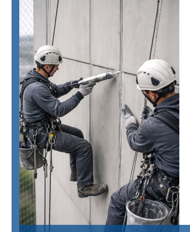 Первичная герметизация швов фасадов и кровель в Ишиме