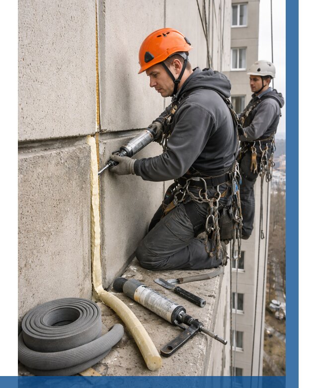 Теплый шов межпанельные швы в Ишиме от 728 р. | ВЫСОТНИК-Шм