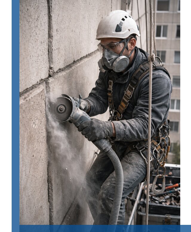 Штробление межпанельных швов в Ишиме качественно и быстро