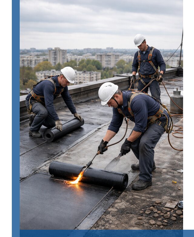 Ремонт наплавляемой кровли в Ишиме качественно и надежно