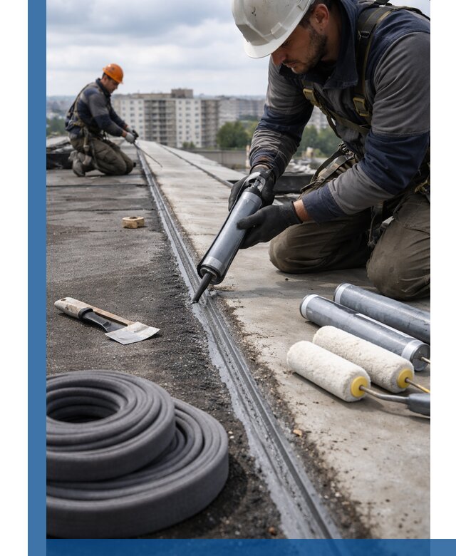 Герметизация швов кровли в Ишиме с гарантией герметичности