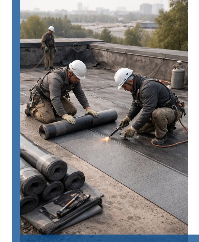 Монтаж мягкой кровли в Ишиме профессионально и надежно