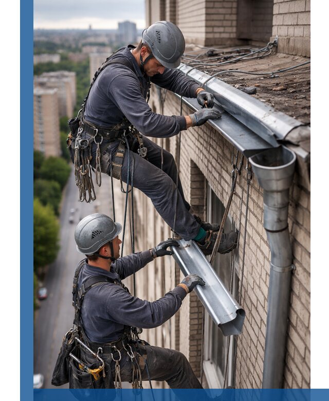 Ремонт водосточных желобов в Ишиме, быстро и качественно