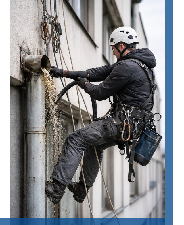 Прочистка водосточных труб в Ишиме от 3638 р. | ВЫСОТНИК-Шм