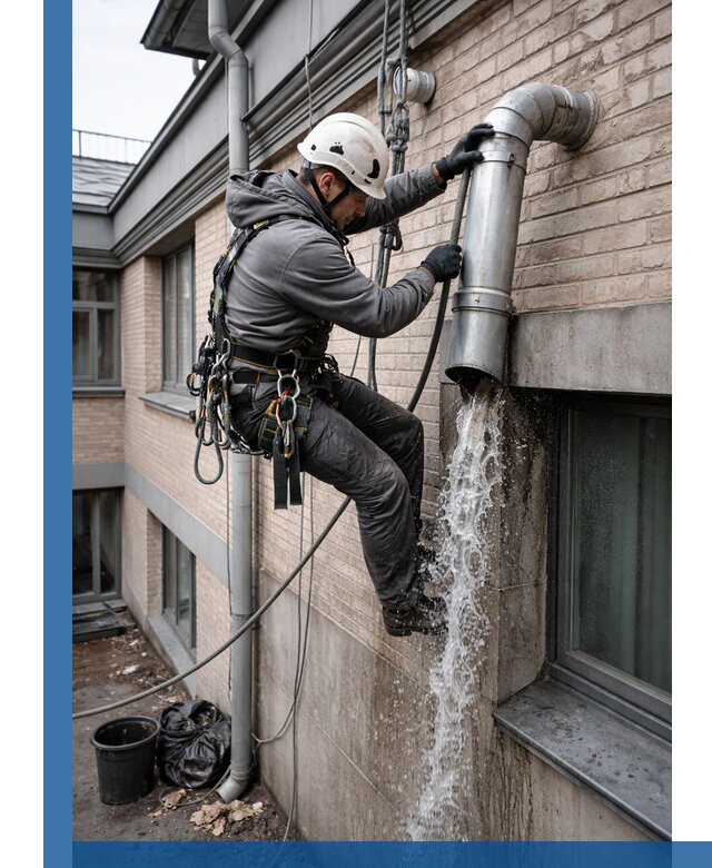 Профессиональная прочистка водосточных труб в Ишиме с гарантией