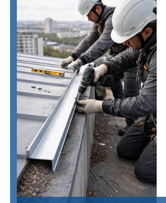 Монтаж капельника на кровле в Ишиме с гарантией качества