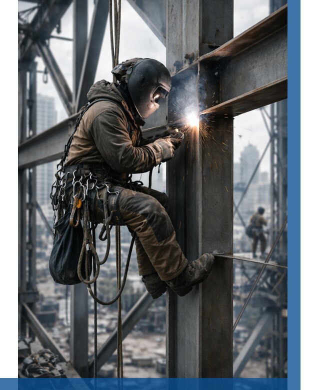 Высотные сварочные работы в Ишиме от 3638 р. | ВЫСОТНИК-Шм