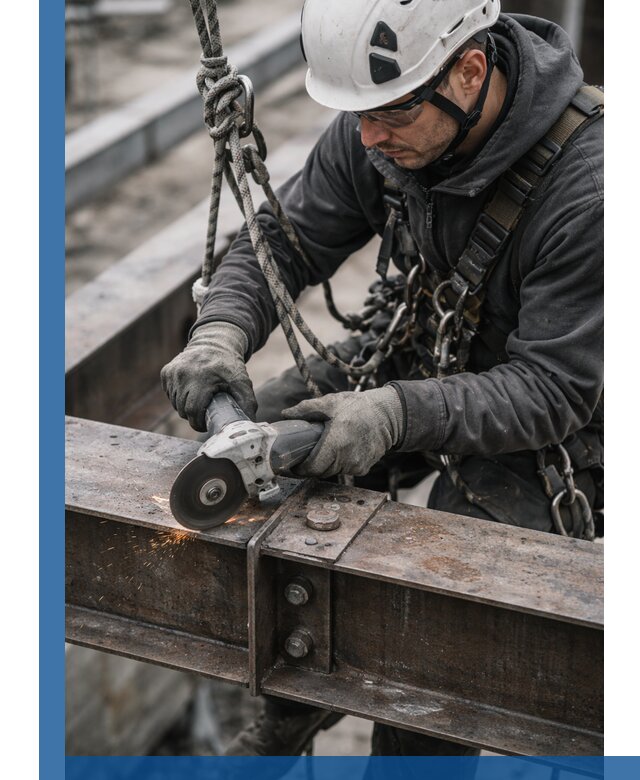 Резка металла на высоте в Ишиме для зданий и конструкций