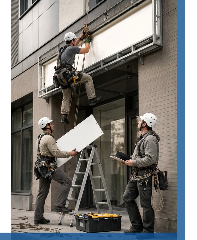 Монтаж светового короба в Ишиме от 6755 р. | ВЫСОТНИК-Шм