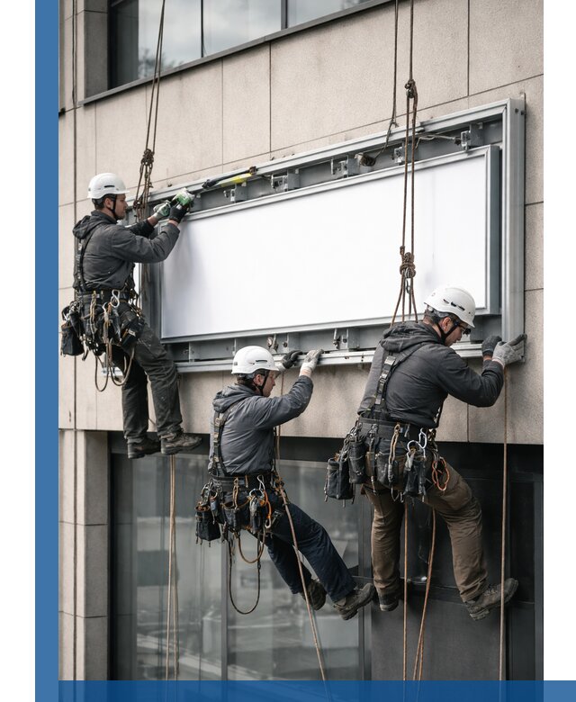 Профессиональный монтаж светового короба под ключ в Ишиме