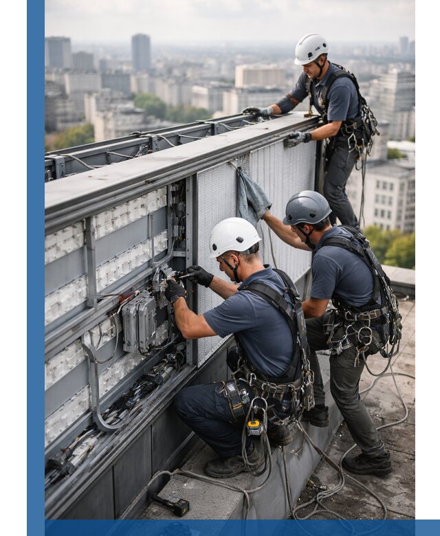 Профессиональное обслуживание крышной рекламы в Ишиме под ключ