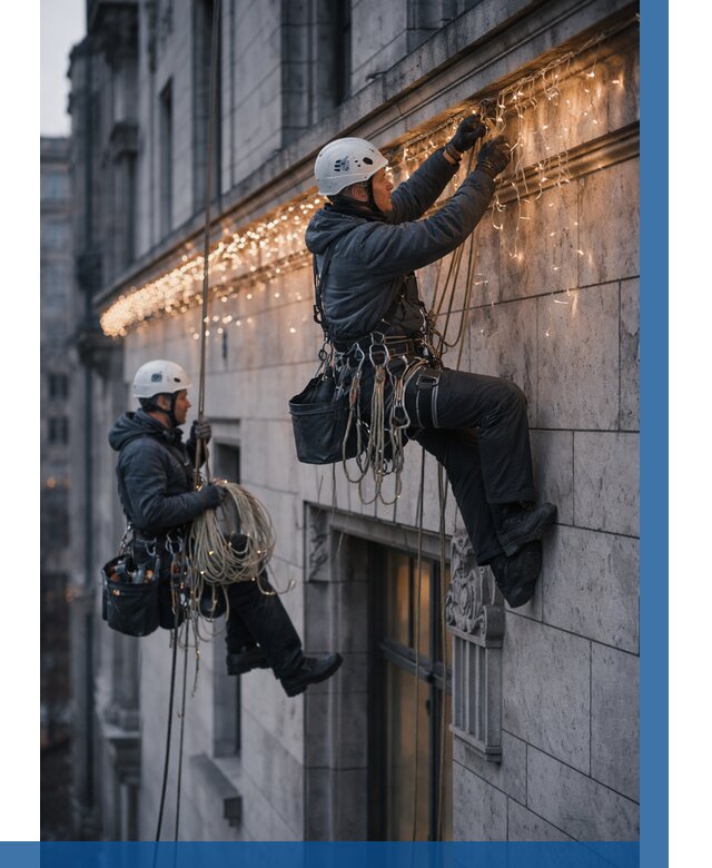 Монтаж новогодней иллюминации в Ишиме от 8834 р. | ВЫСОТНИК-Шм