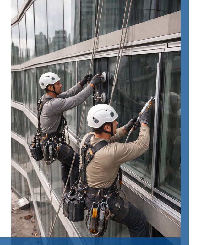 Радиусное остекление фасада в Ишиме от 12472 р. | ВЫСОТНИК-Шм