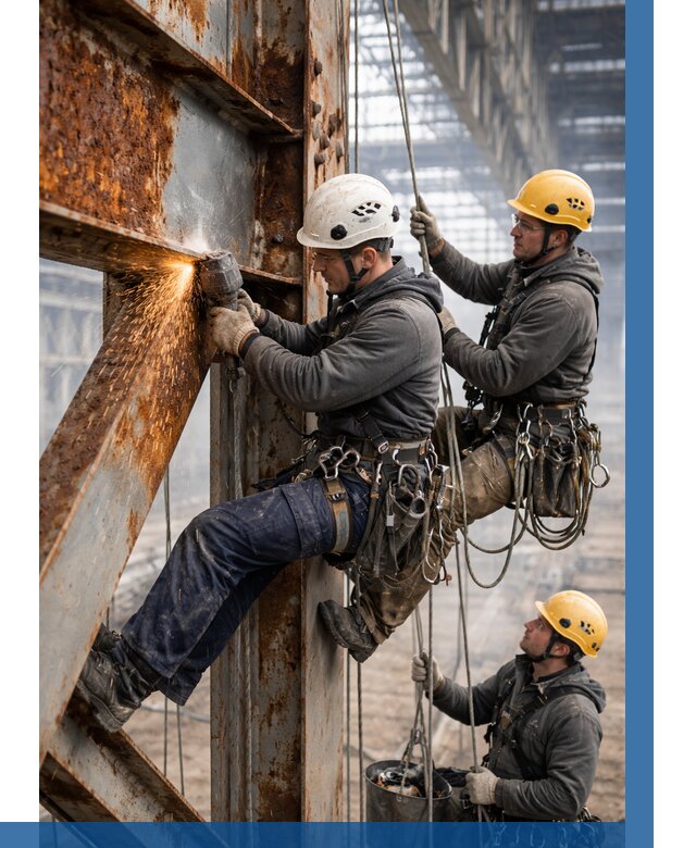 Зачистка металла от ржавчины в Ишиме от 364 р. | ВЫСОТНИК-Шм