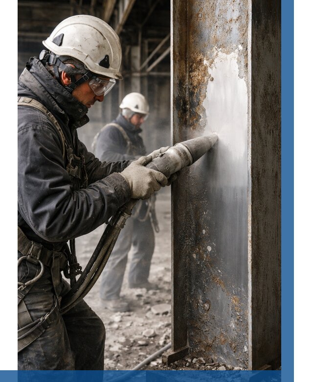 Удаление старой краски с металла в Ишиме от 468 р. | ВЫСОТНИК-Шм