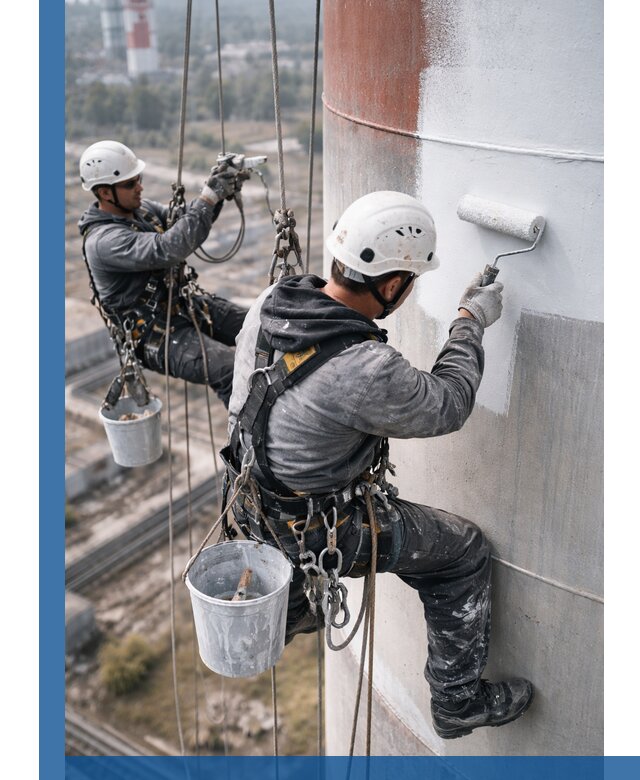 Покраска дымовых труб в Ишиме: антикоррозийная защита и восстановление