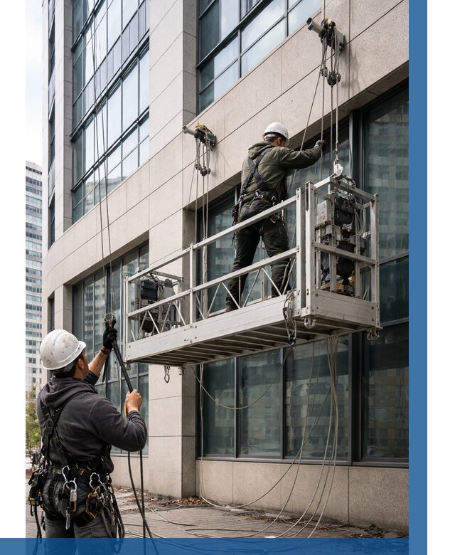 Монтаж и подъем фасадной люльки в Ишиме от 12472 р. | ВЫСОТНИК-Шм