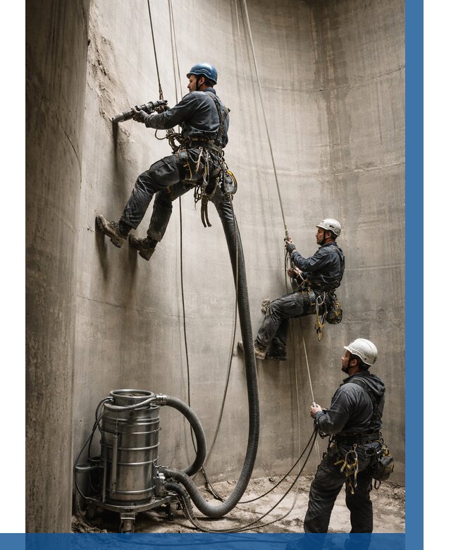 Зачистка силосов в Ишиме от 4677 р. Договор и смета ВЫСОТНИК-Шм