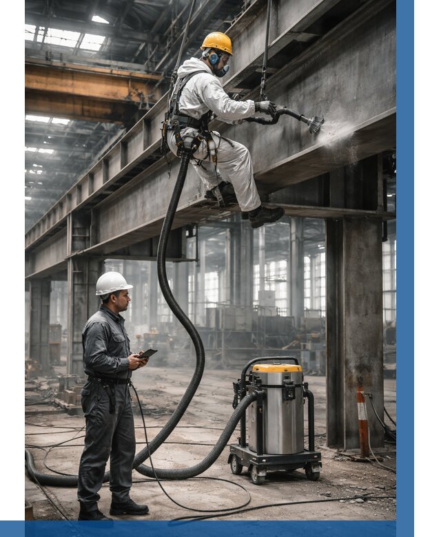 Обеспыливание конструкций в цехе в Ишиме от 4365 р. | ВЫСОТНИК-Шм