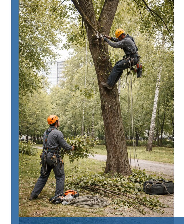 Санитарная обрезка деревьев в Ишиме, профессионально и безопасно