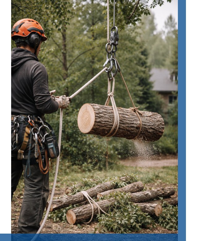 Валка деревьев частями в Ишиме от 7795 р. | ВЫСОТНИК-Шм