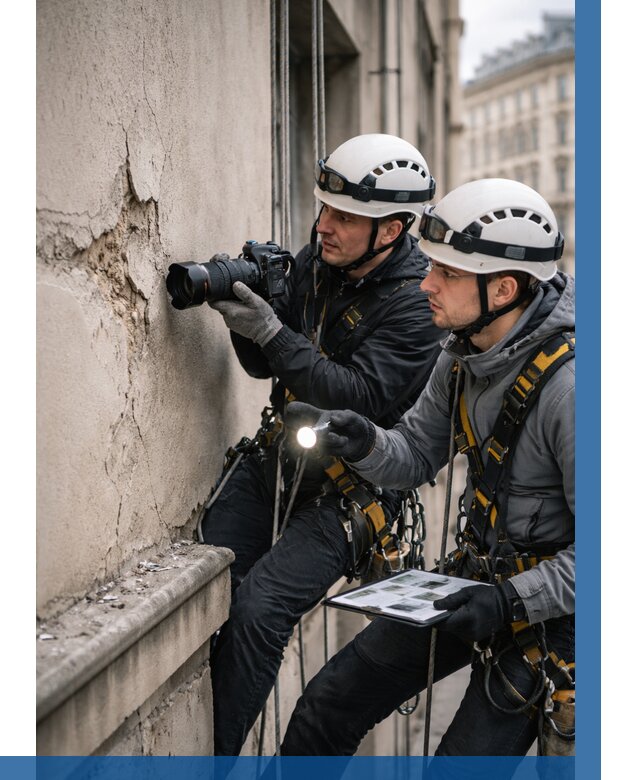 Фотофиксация дефектов фасада в Ишиме от 4677 р. | ВЫСОТНИК-Шм