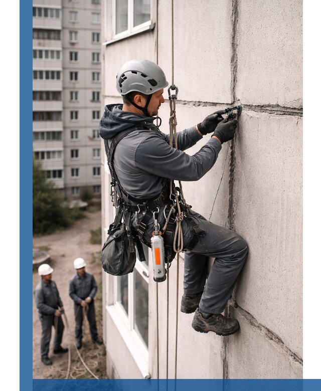 Обследование межпанельных швов и герметизация в Ишиме