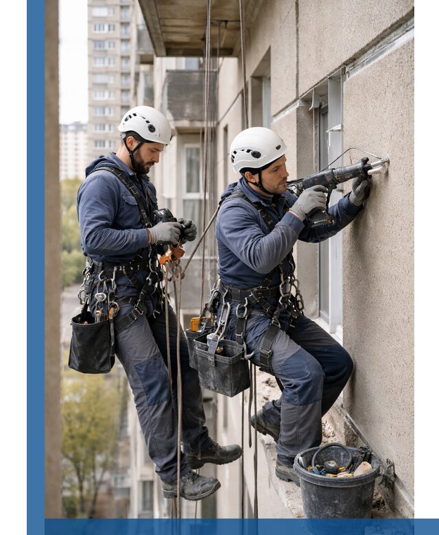 Промышленные альпинисты высотные работы и монтаж в Ишиме